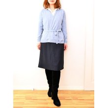 他の写真2: ■Anne Willi　 アーカイブコレクション　カシミアのカシュクール風カーディガン　サックス　T-1