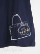 画像12: ■YOSHI KONDO  タプレ限定　ピース部長とターンロックBAGのTシャツ　ネイビー（サイズ展開） (12)